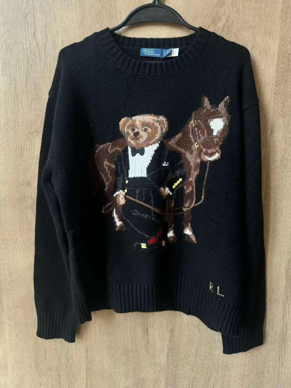 Polo Ralph Lauren Equestrian Bear Crewneck Sweater